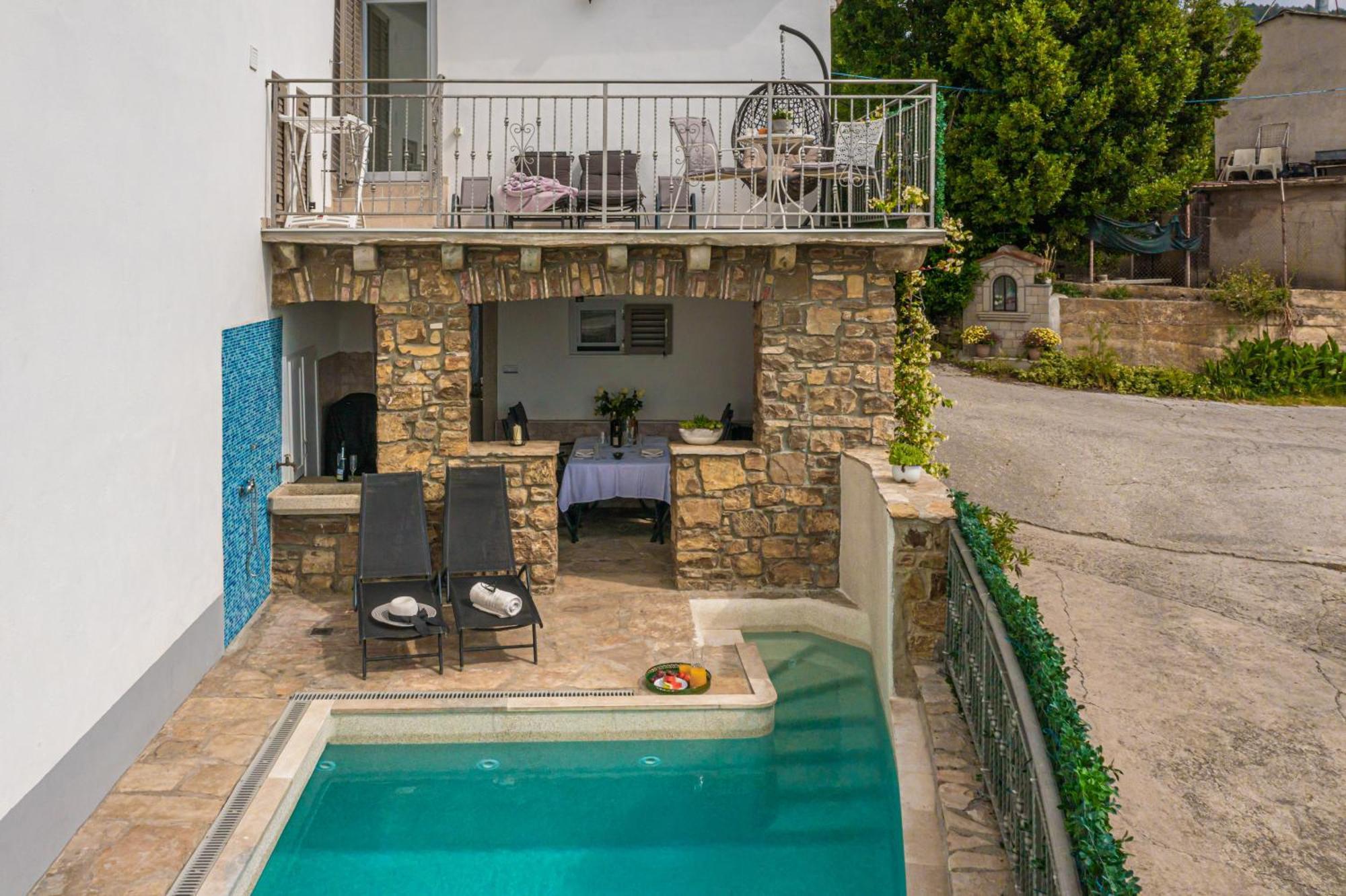 Holiday Home Belveder Motovun With Heated Pool Livade Exterior foto