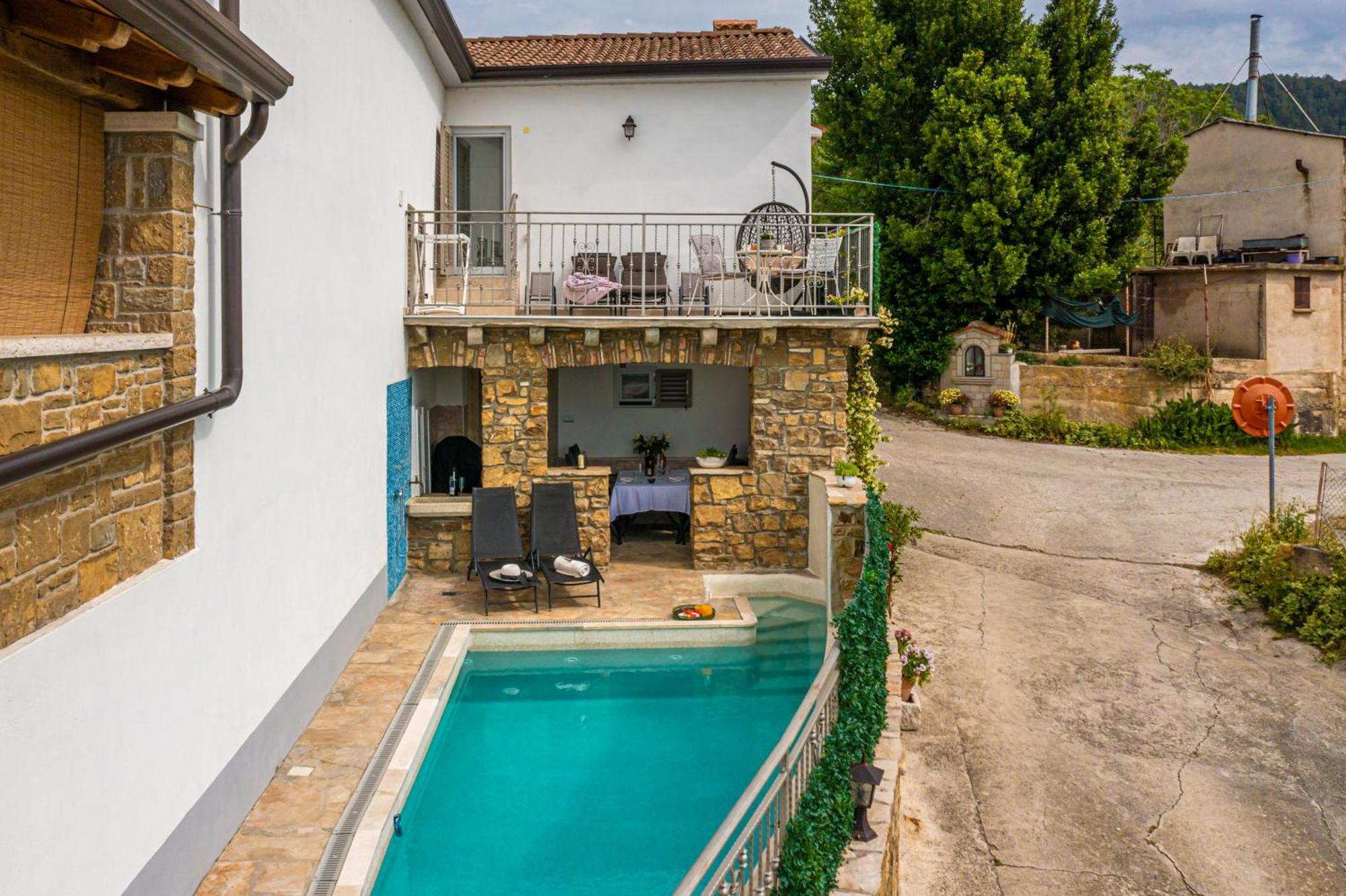 Holiday Home Belveder Motovun With Heated Pool Livade Exterior foto