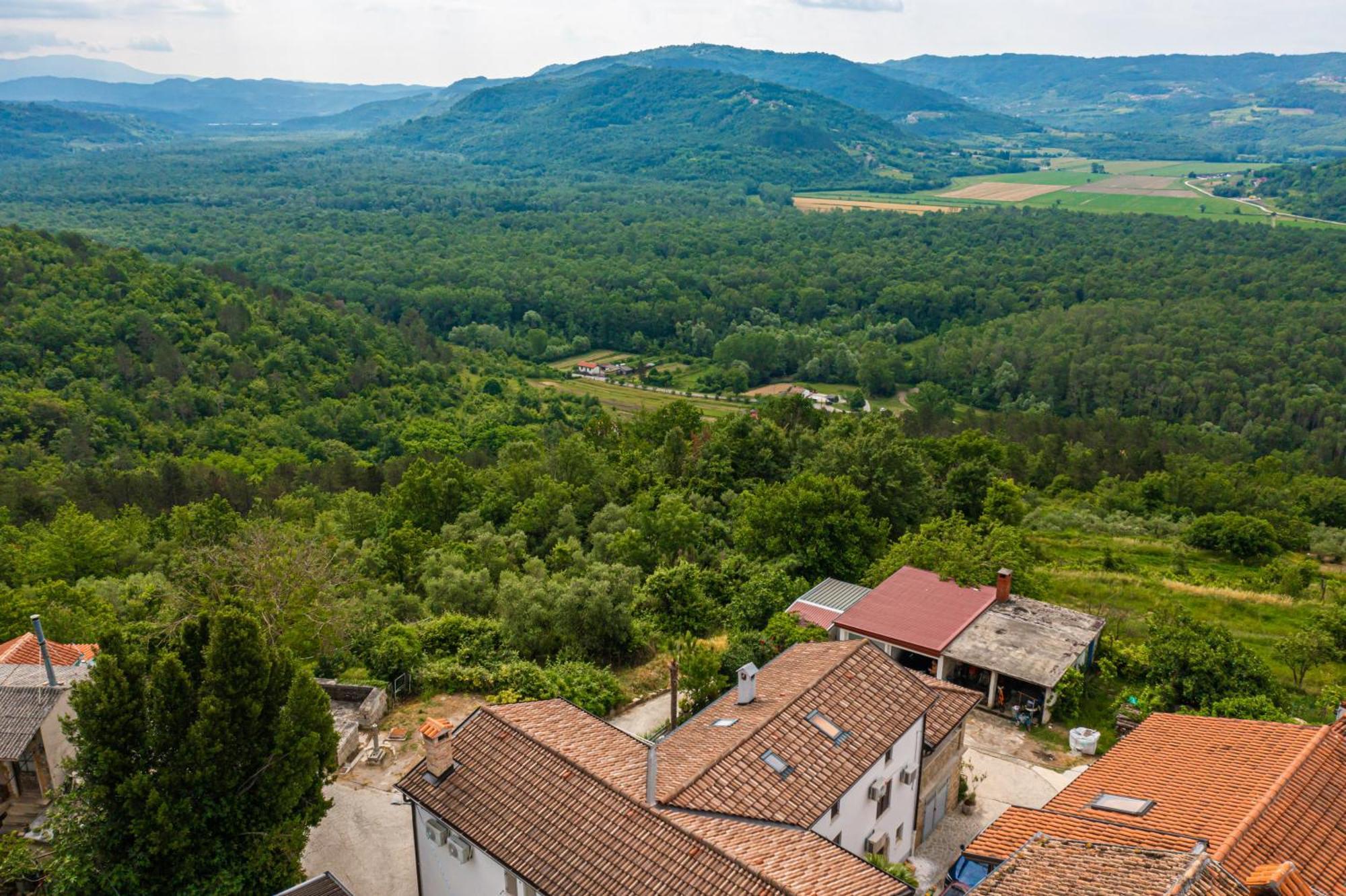 Holiday Home Belveder Motovun With Heated Pool Livade Exterior foto