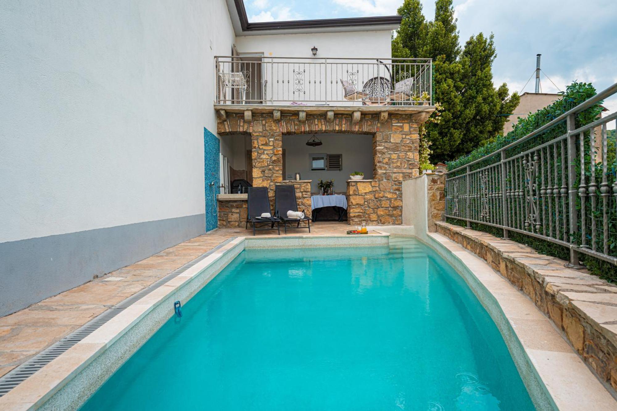 Holiday Home Belveder Motovun With Heated Pool Livade Exterior foto